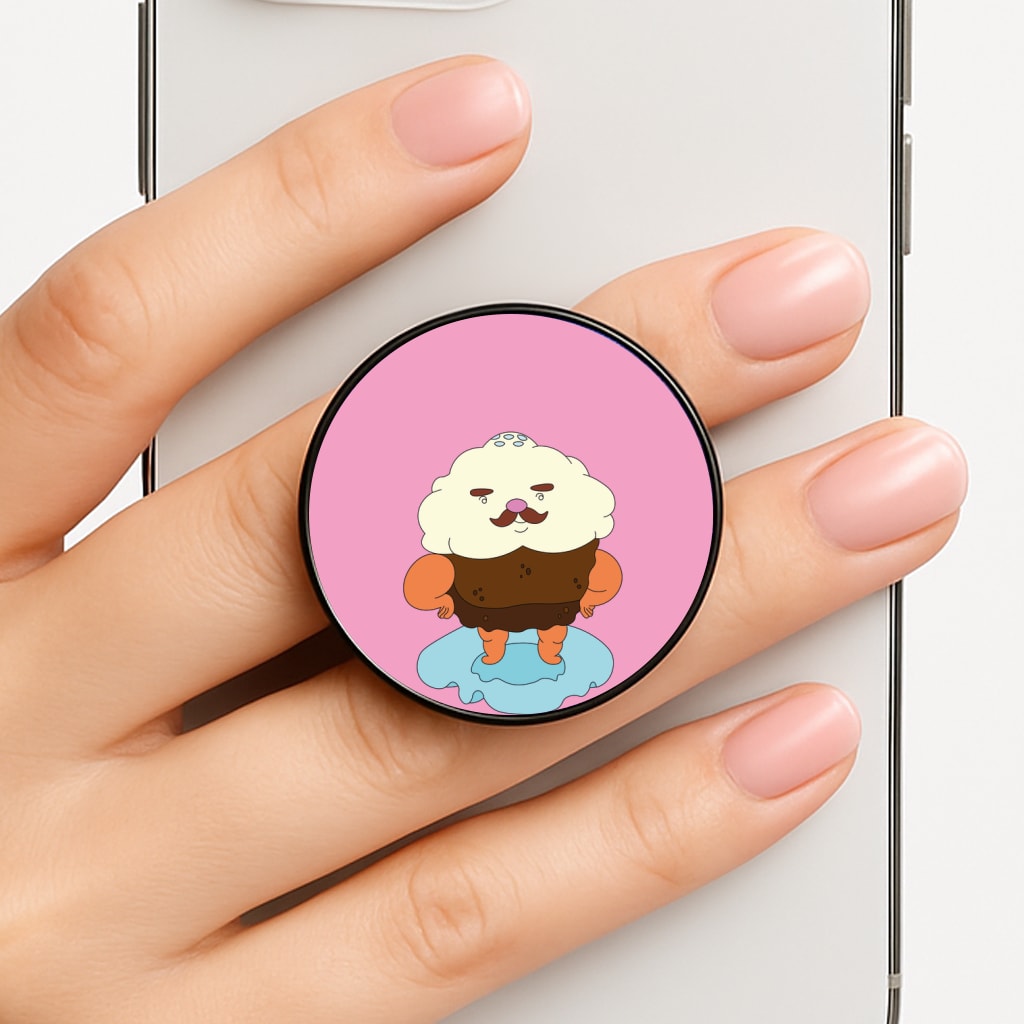Mr Cupcake Phone Grip