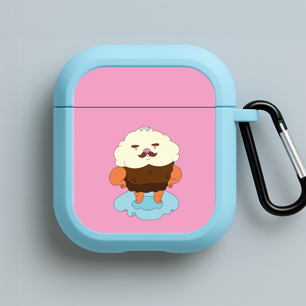 Mr Cupcake Blue AirPods Case