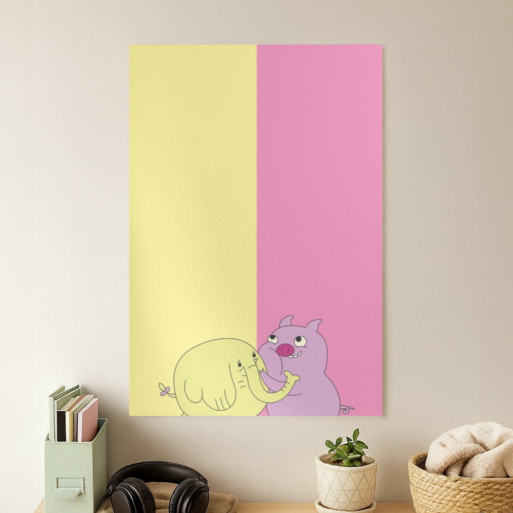 Tree Trunks Poster