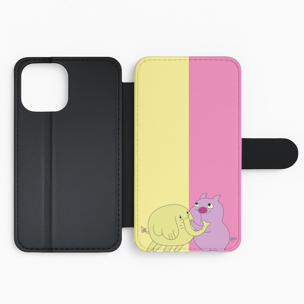 Tree Trunks Flip Phone Case