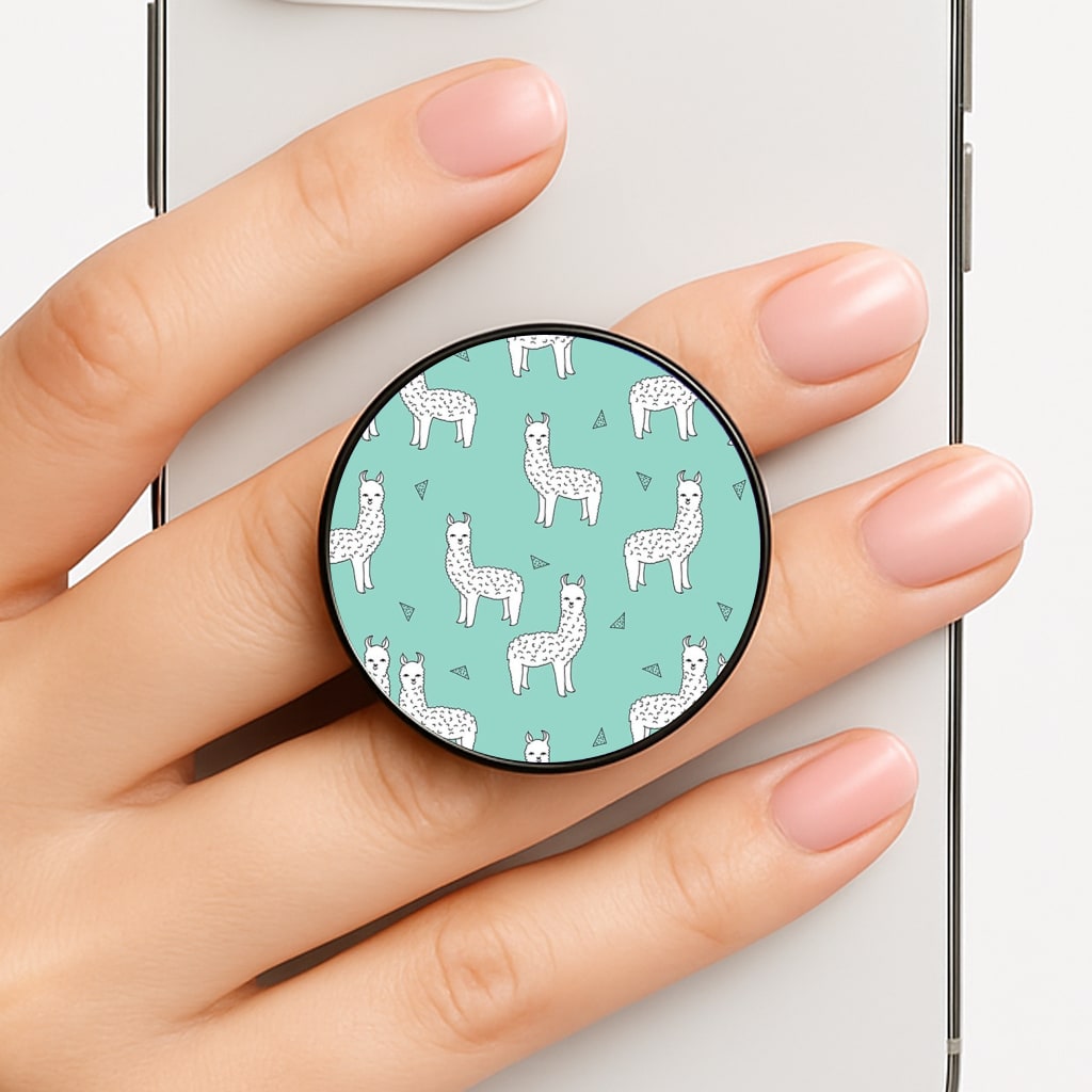 Mint Alpaca Pattern FunGrip