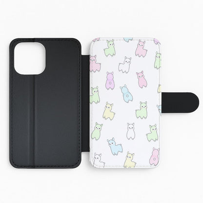 Pastel Pacas Flip Wallet Phone Case