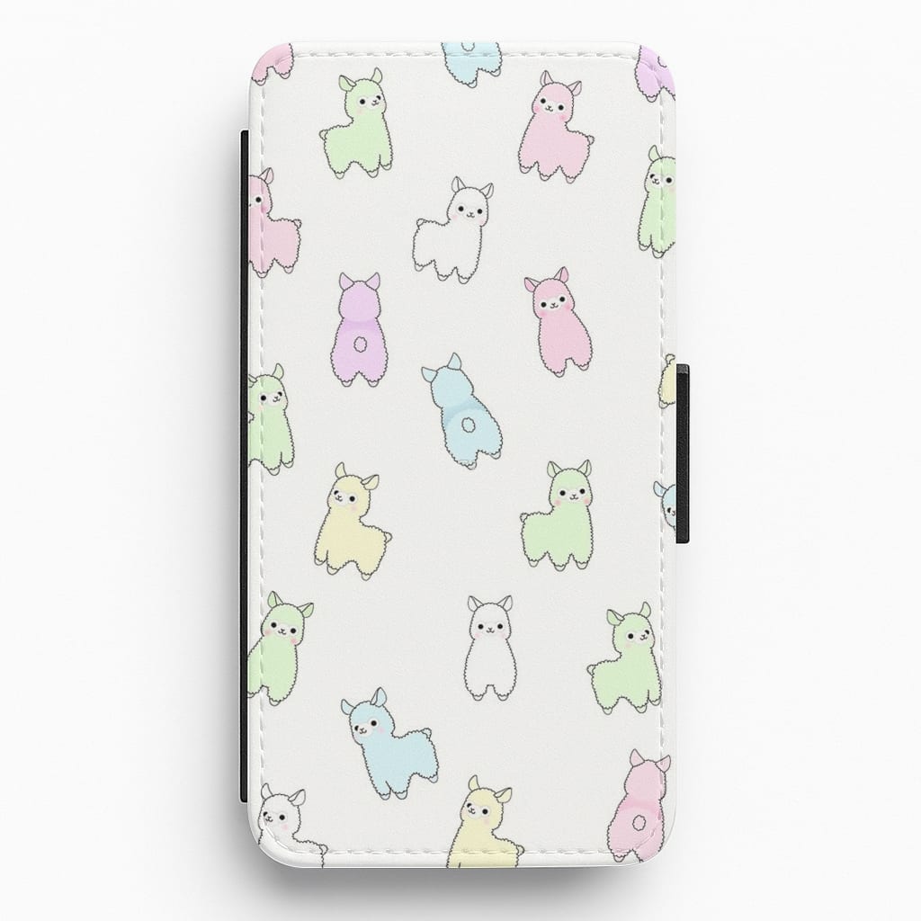 Pastel Pacas Flip Wallet Phone Case