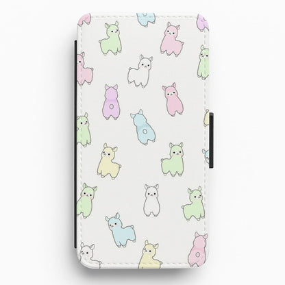Pastel Pacas Flip Wallet Phone Case