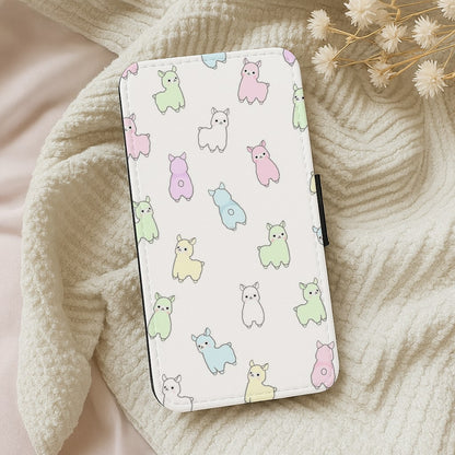 Pastel Pacas Flip Wallet Phone Case