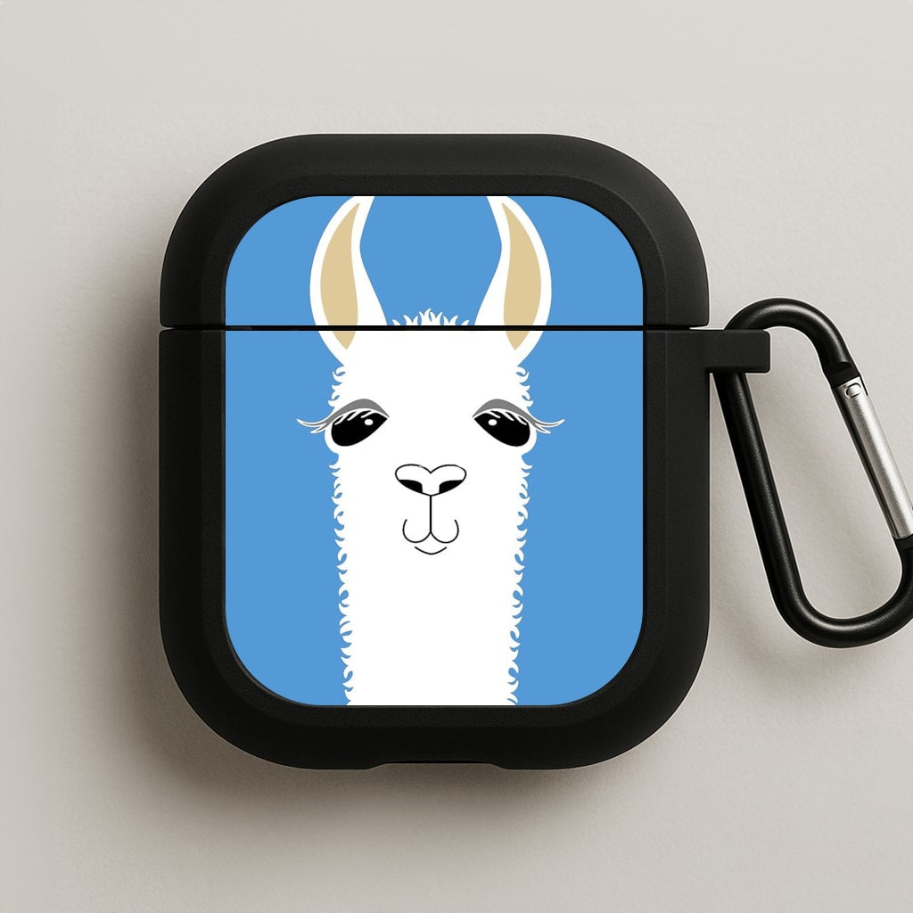 Llama Portrait AirPods Case