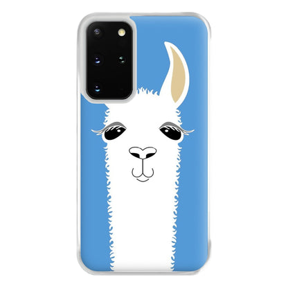 Llama Portrait Phone Case for Galaxy S20 Plus