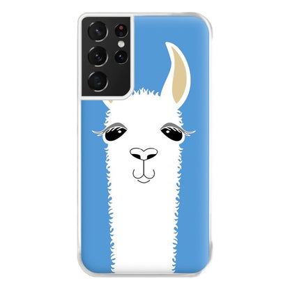 Llama Portrait Phone Case for Galaxy S21 Ultra