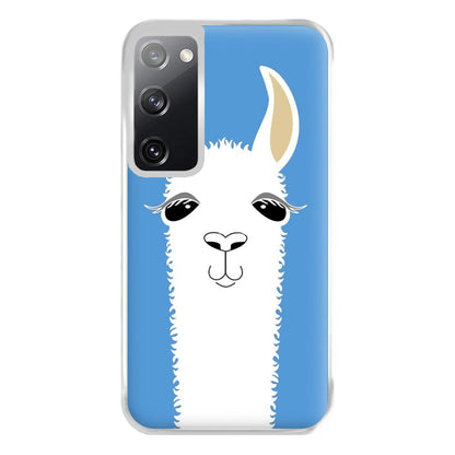 Llama Portrait Phone Case for Galaxy S20