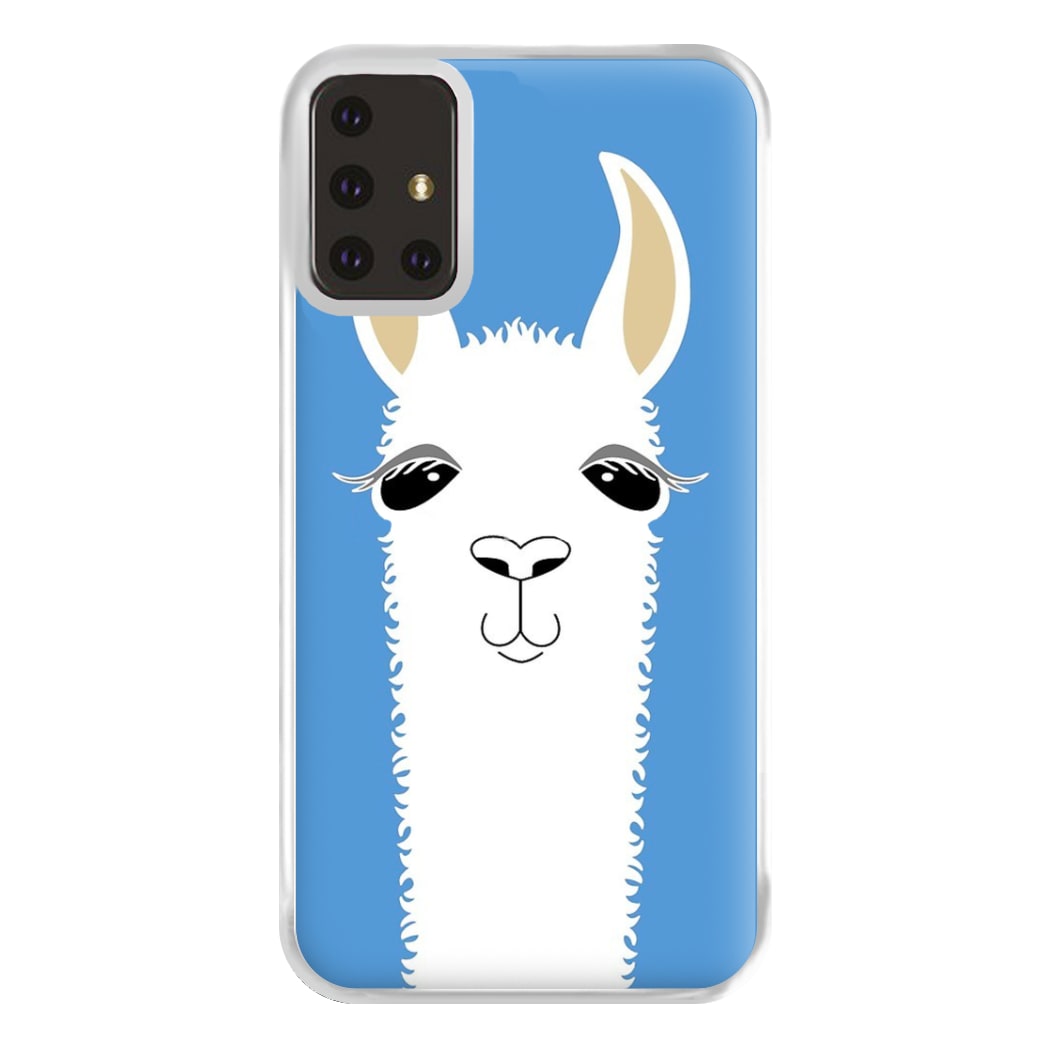 Llama Portrait Phone Case for Galaxy A71