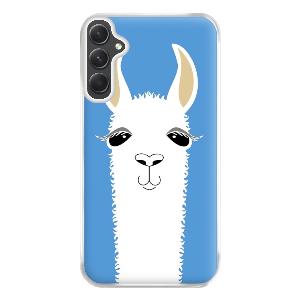 Llama Portrait Phone Case for Galaxy A14