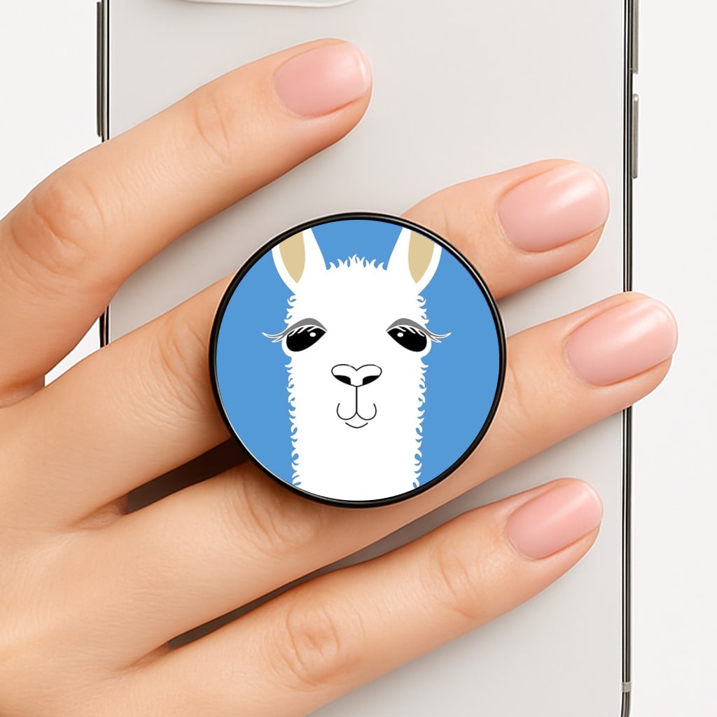 Llama Portrait Phone Grip