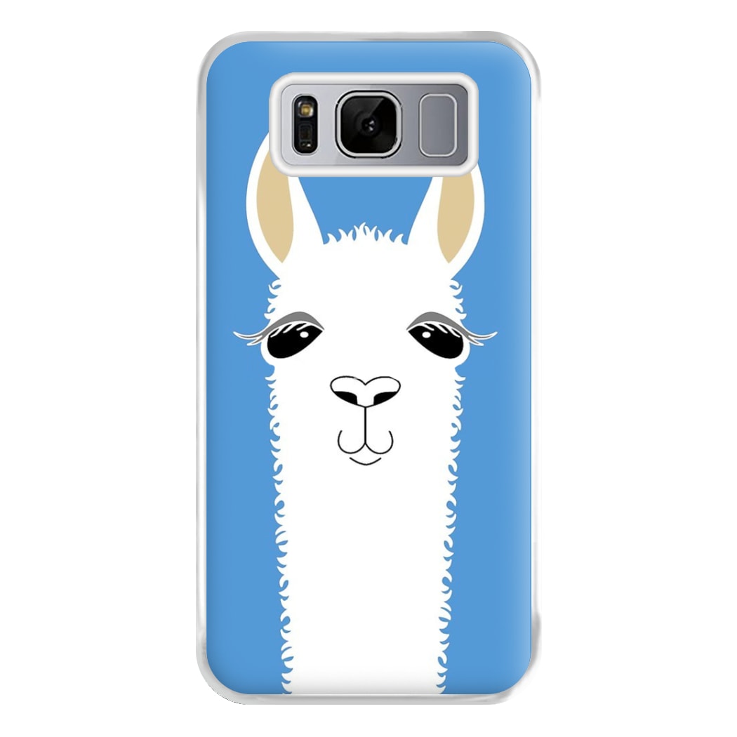 Llama Portrait Phone Case for Galaxy S8 Plus