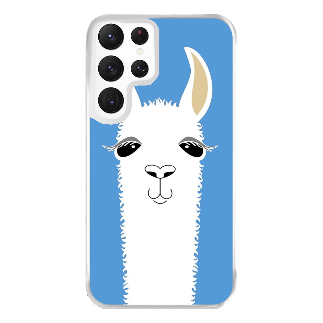 Llama Portrait Phone Case for Galaxy S22 Ultra