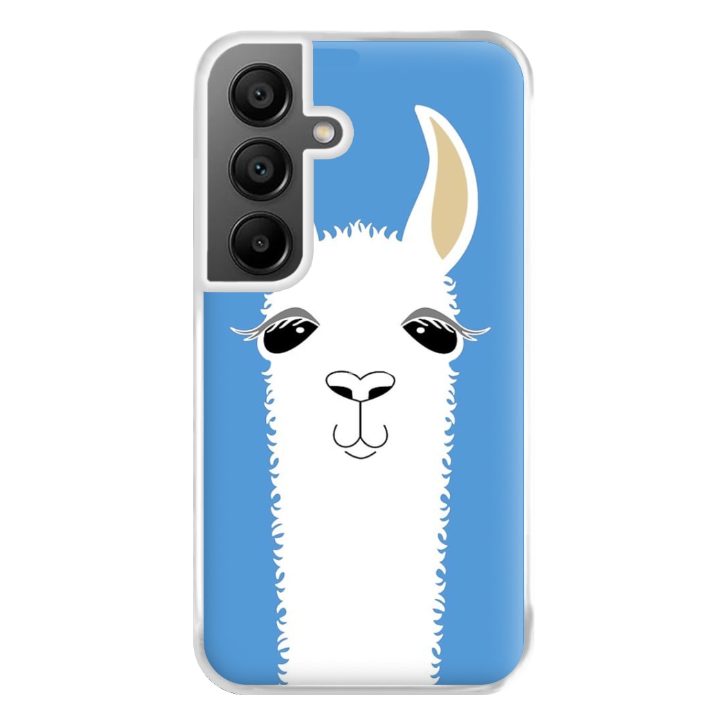 Llama Portrait Phone Case for Galaxy A55