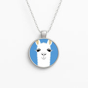 Llama Portrait Necklace 1