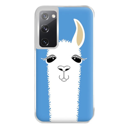 Llama Portrait Phone Case for Galaxy S20FE