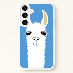Llama Portrait Phone Case for Galaxy S26 Plus