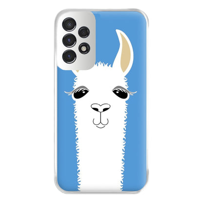 Llama Portrait Phone Case for Galaxy A53