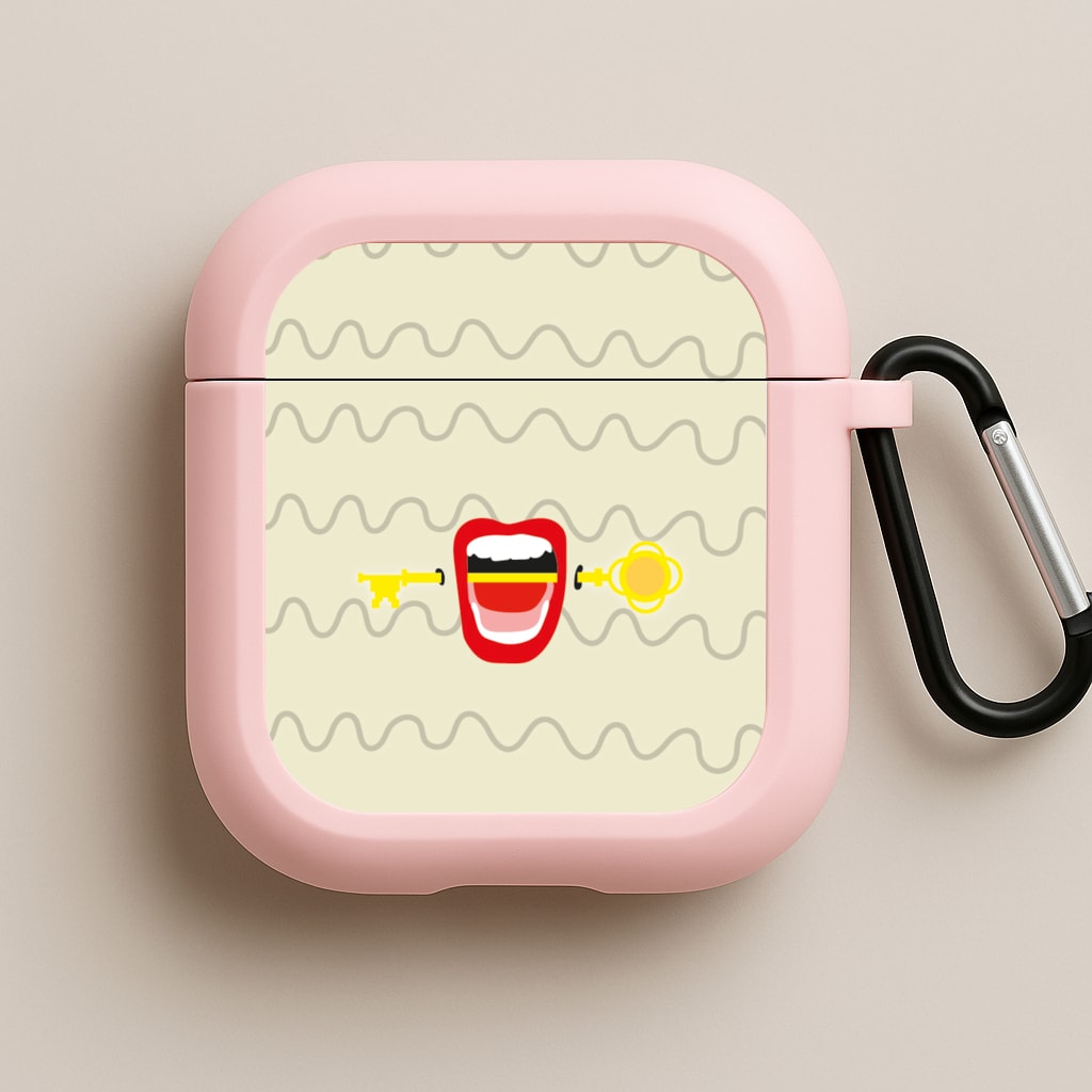 Cover - American Horror Story Pink AirPods Case