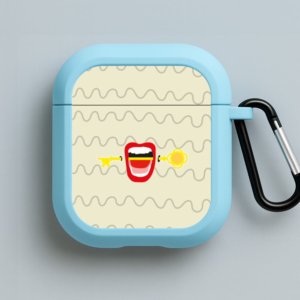 Cover - American Horror Story Blue AirPods Case