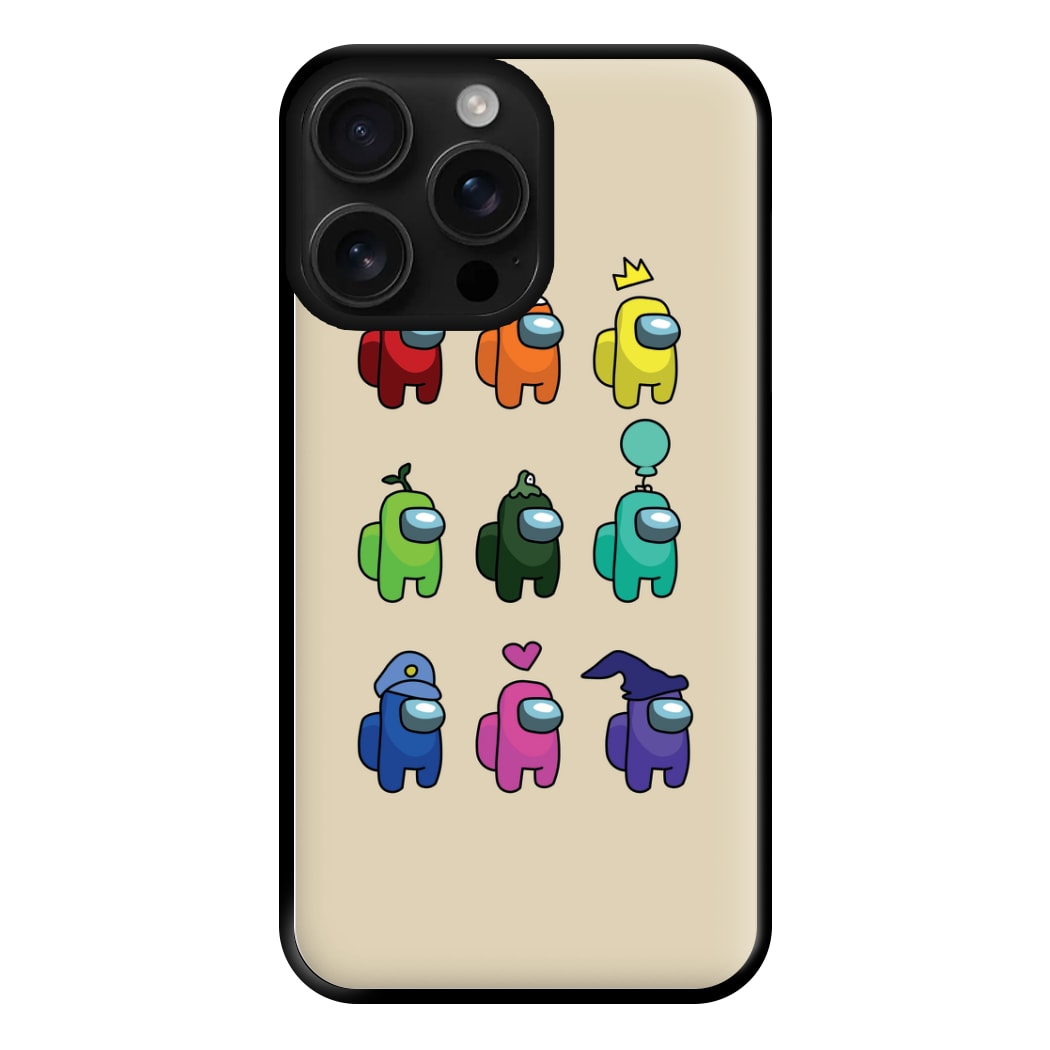 Among Gaming characters Phone Case