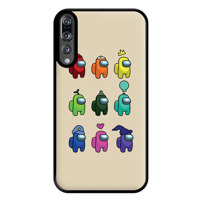 Among Gaming characters Phone Case for Huawei P20 Pro