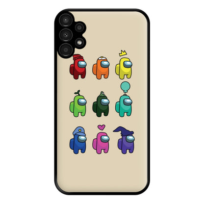 Among Gaming characters Phone Case for Galaxy A13