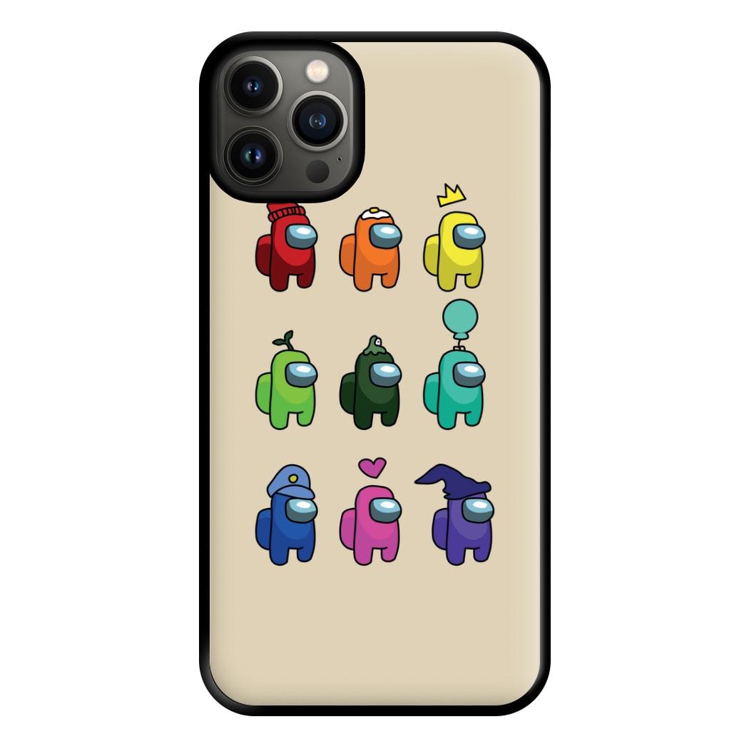 Among Gaming characters Phone Case for iPhone 13