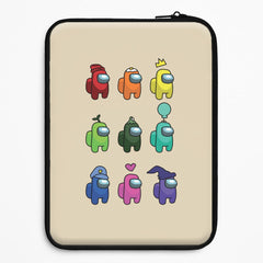 Among Gaming characters Laptop Sleeve
