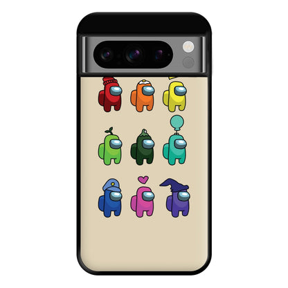 Among Gaming characters Phone Case for Google Pixel 8 Pro