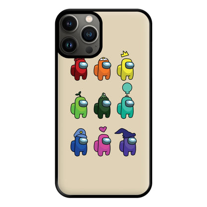 Among Gaming characters Phone Case for iPhone 13 Pro Max