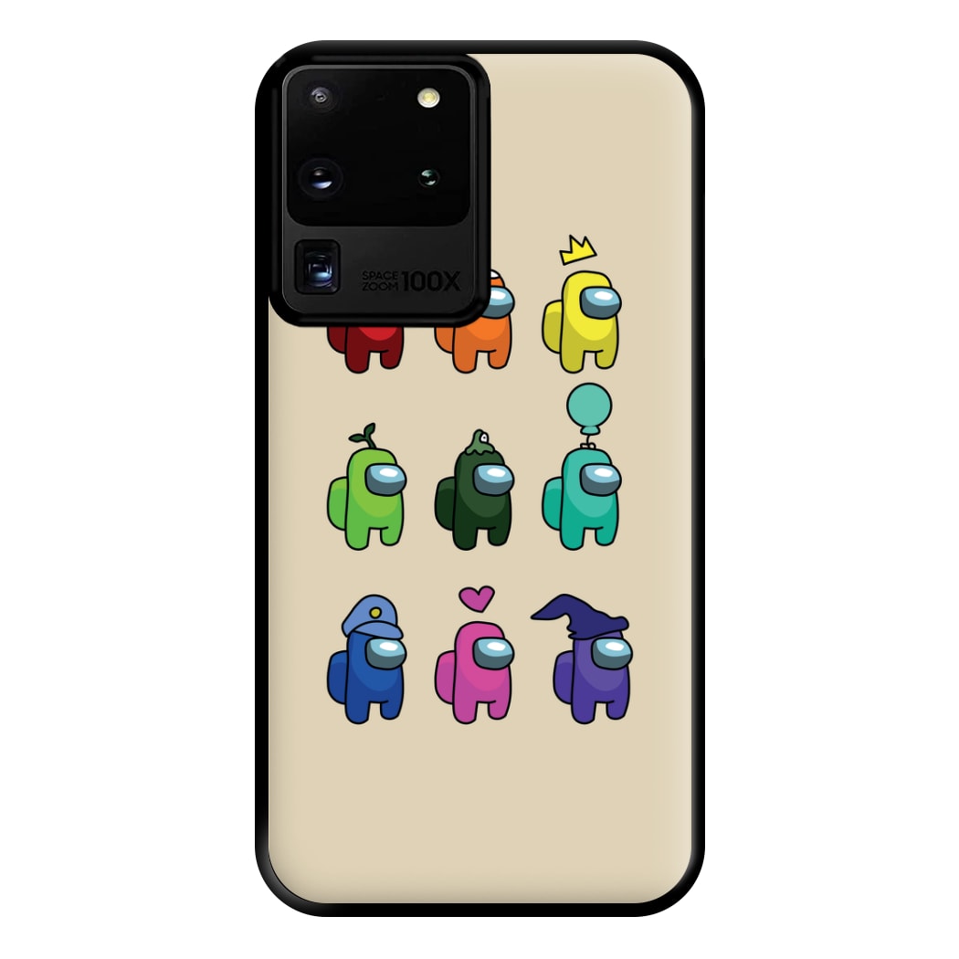 Among Gaming characters Phone Case for Galaxy S20 Ultra