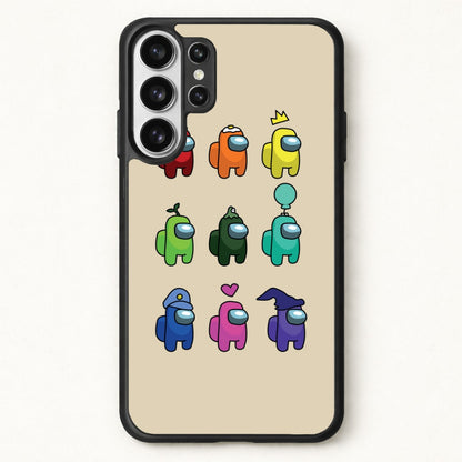 Among Gaming characters Phone Case for Galaxy S26 Ultra