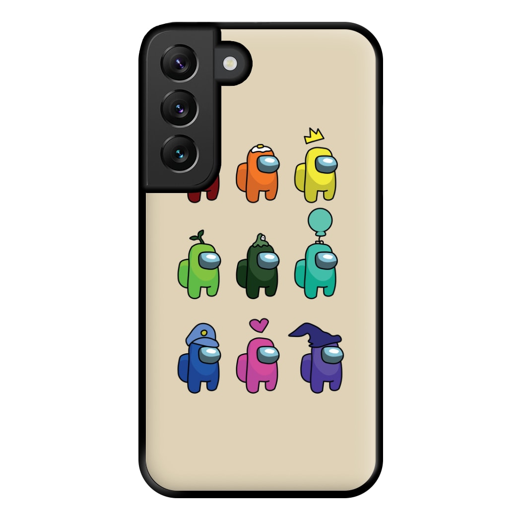 Among Gaming characters Phone Case for Galaxy S22 Plus