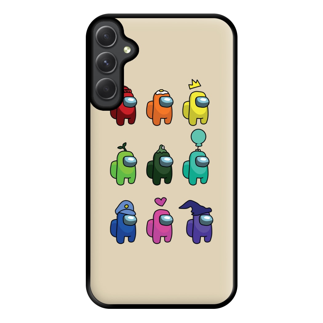 Among Gaming characters Phone Case for Galaxy A14