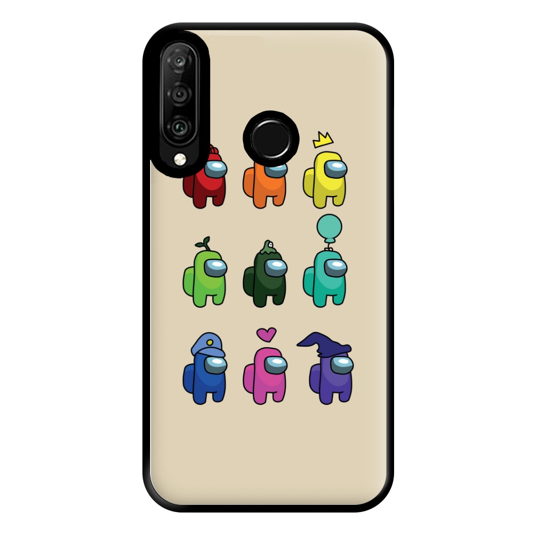 Among Gaming characters Phone Case for Huawei P30 Lite