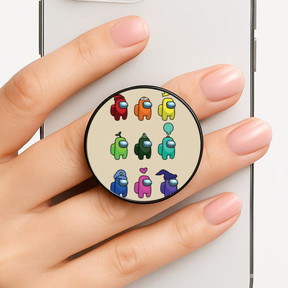 Among Gaming characters Phone Grip