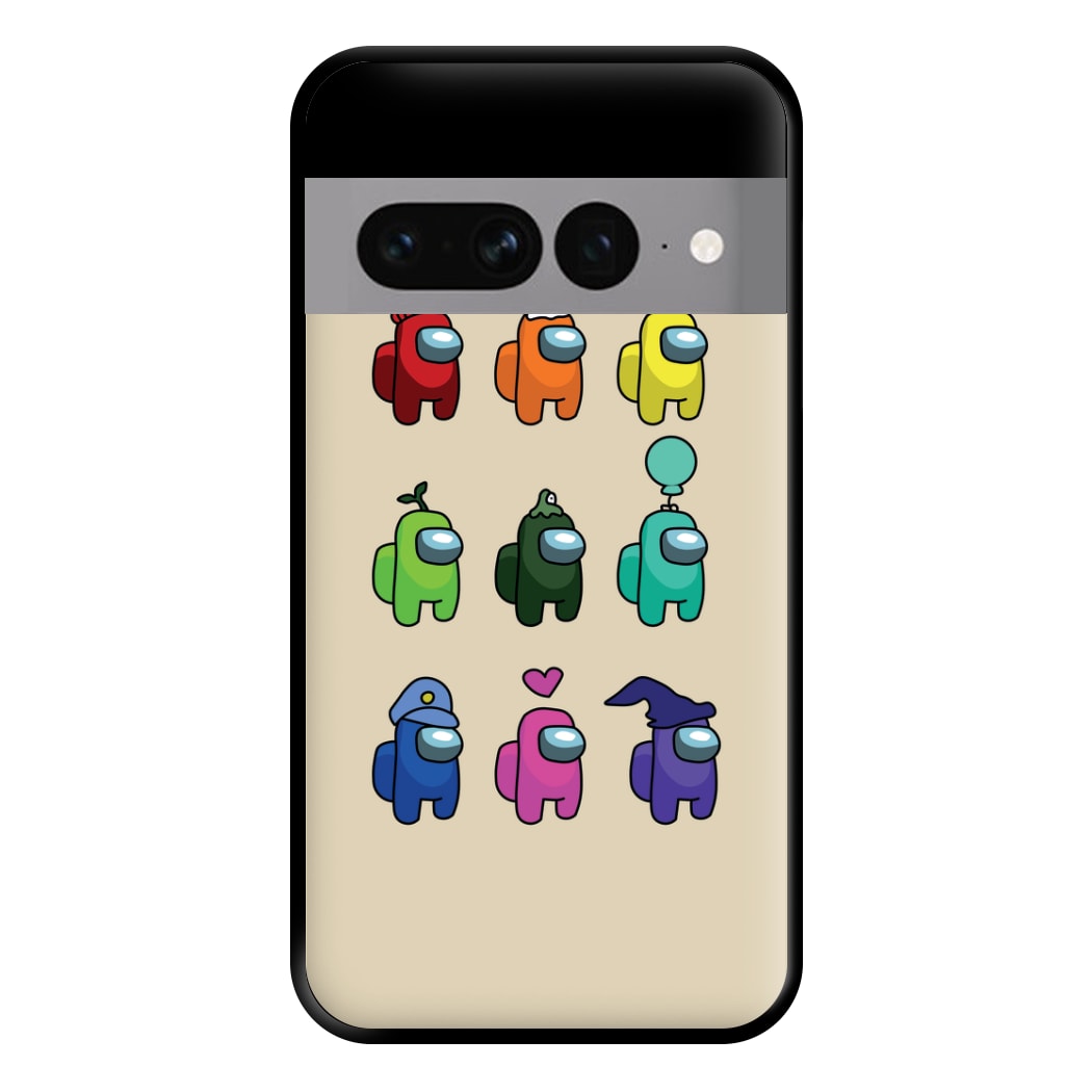 Among Gaming characters Phone Case for Google Pixel 7 Pro