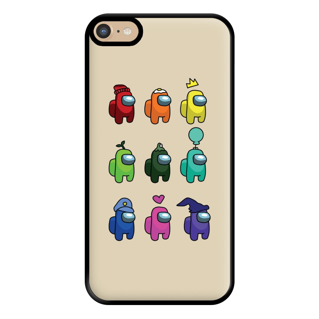 Among Gaming characters Phone Case for iPhone 6 Plus / 7 Plus / 8 Plus