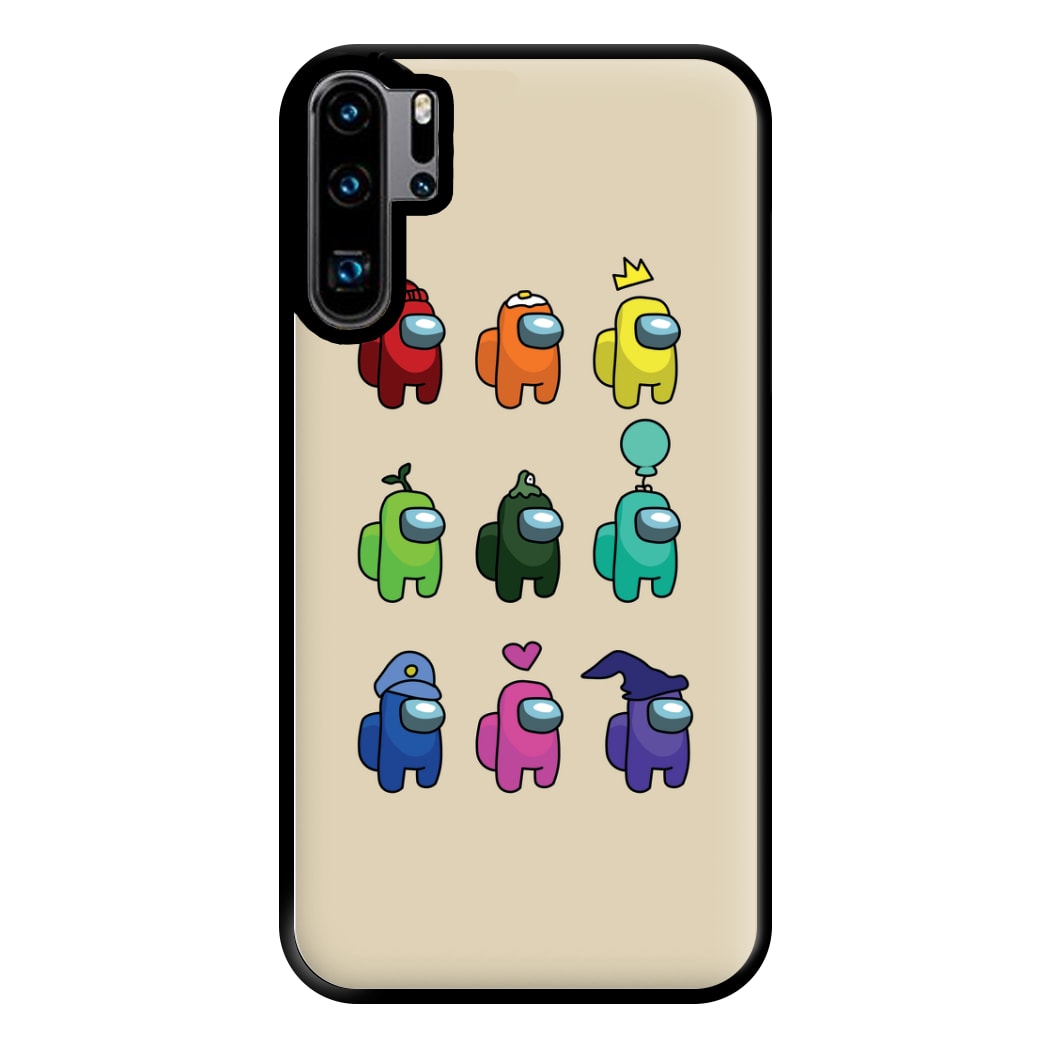 Among Gaming characters Phone Case for Huawei P30 Pro