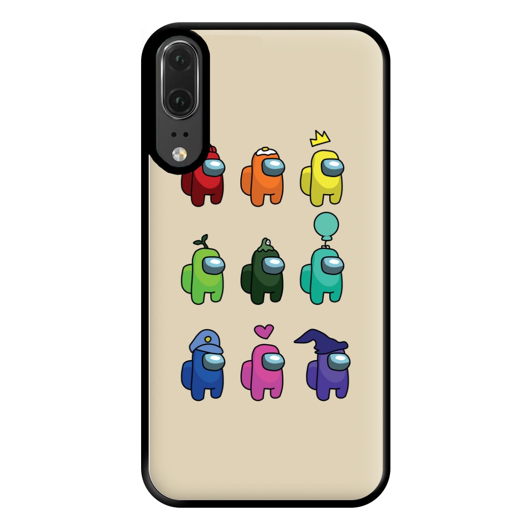 Among Gaming characters Phone Case for Huawei P20