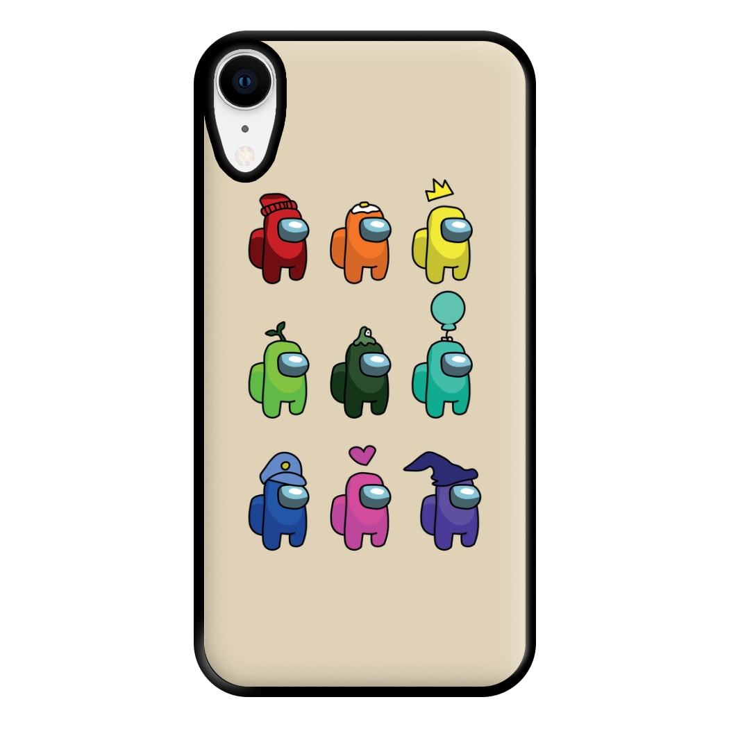 Among Gaming characters Phone Case for iPhone XR