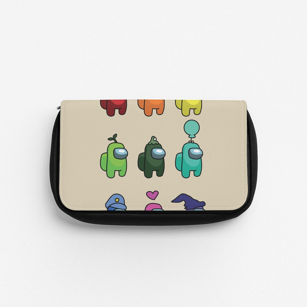 Among Gaming characters Pencil Case