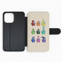 Among Gaming characters Flip Phone Case