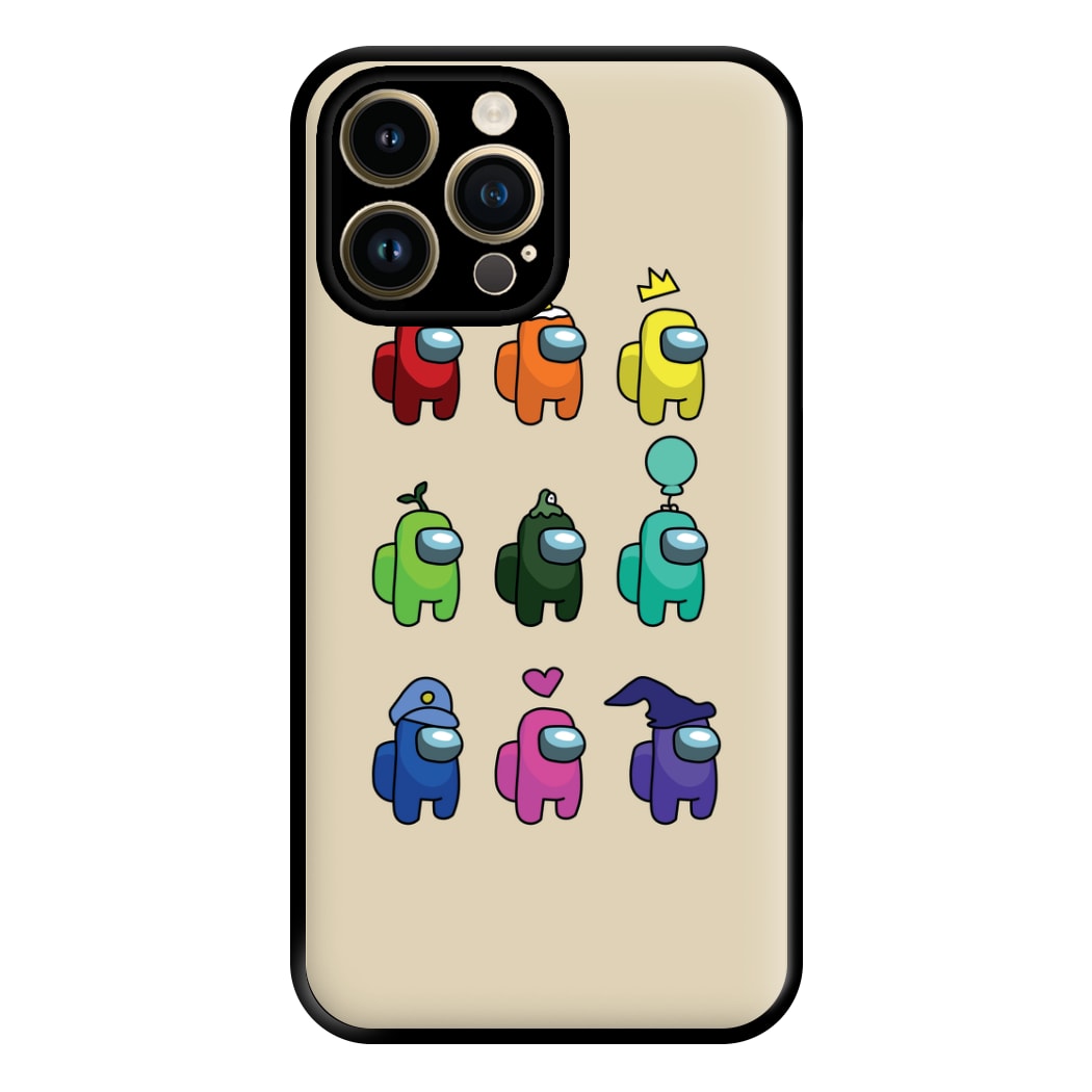 Among Gaming characters Phone Case for iPhone 14 Pro Max