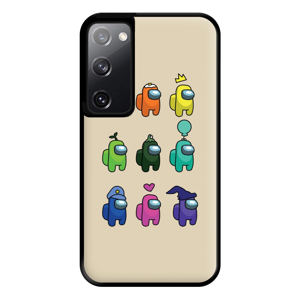 Among Gaming characters Phone Case for Galaxy S20