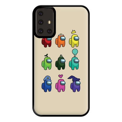 Among Gaming characters Phone Case for Galaxy A71