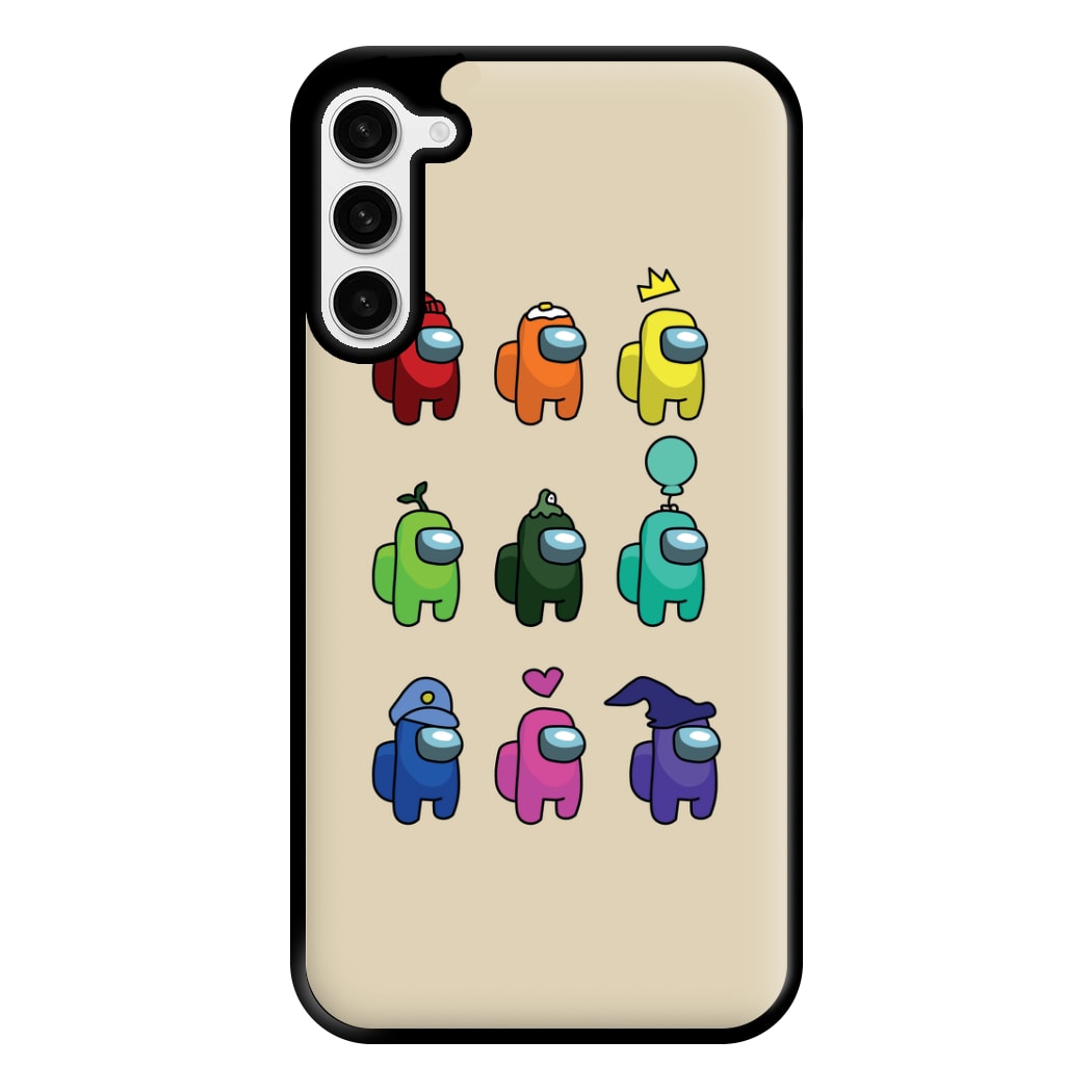 Among Gaming characters Phone Case for Galaxy S23 Plus