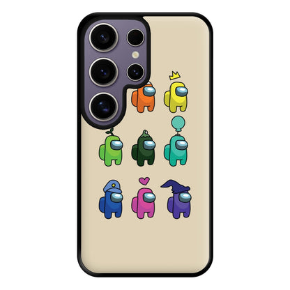 Among Gaming characters Phone Case for Galaxy S25 Ultra